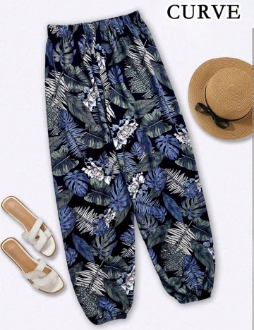 Pantaloni Shein Curve+, mix culori