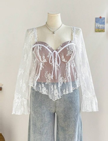 Bluză Shein Curve+, mix culori