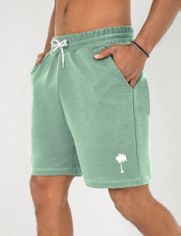 Pantaloni scurți Shein, verde