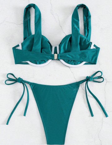 Costum de baie Shein, verde
