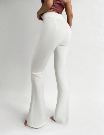 Pantaloni Shein, alb