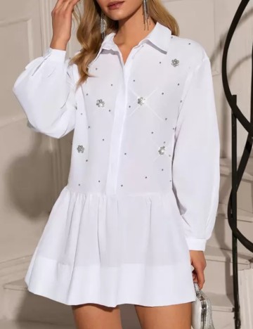 Rochie mini Shein, alb