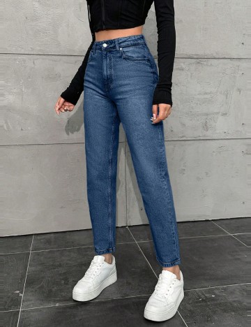 Jeans Shein, albastru