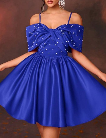Rochie de ocazie Shein, albastru