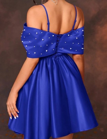Rochie de ocazie Shein, albastru