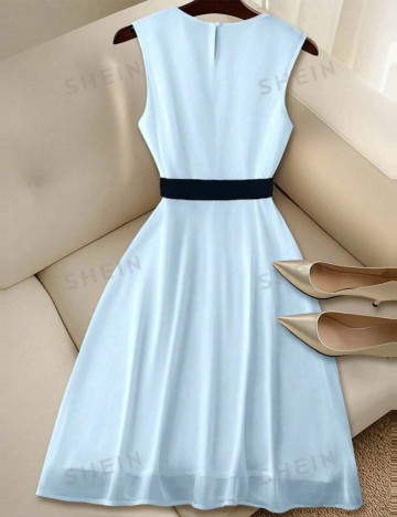 Rochie midi Shein, albastru