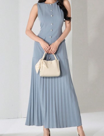 Rochie maxi Shein, albastru
