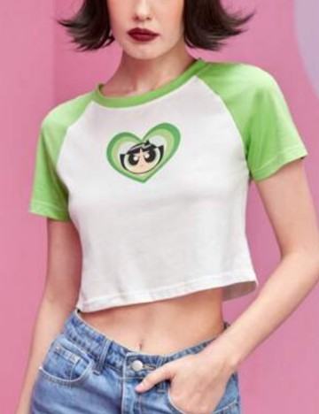 Top Shein, mix culori