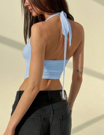 Top Shein, albastru