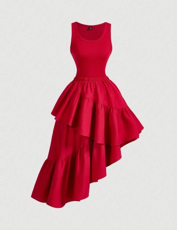 Rochie midi Shein, roșu