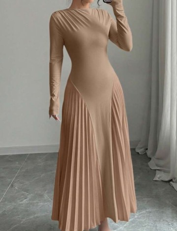 Rochie maxi Shein, kaki
