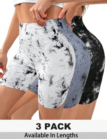 Set colanți scurți Shein Curve+, mix culori