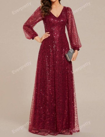 Rochie de ocazie Shein, vișiniu