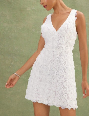 Rochie mini Shein, alb