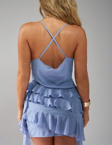 Rochie mini Missguided by Shein, albastru