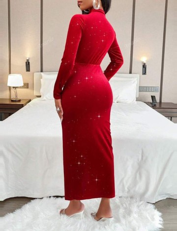 Rochie midi Shein, roșu