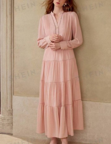 Rochie maxi Shein, roz