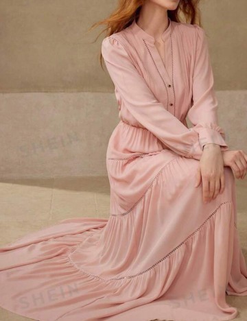 Rochie maxi Shein, roz
