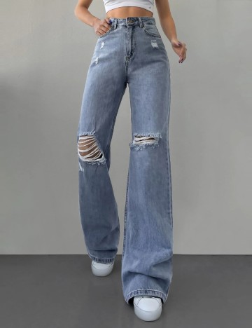 Jeans Shein, albastru