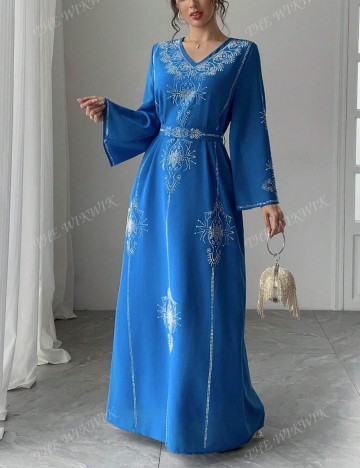 Rochie maxi Shein, albastru