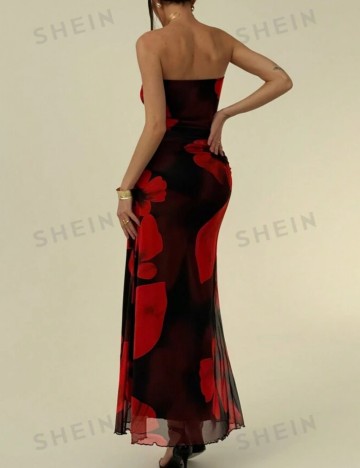 Rochie maxi Shein, mix culori