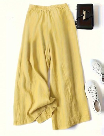Pantaloni Shein, galben