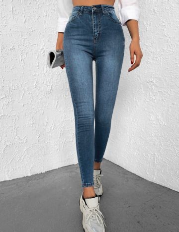 Jeans Shein, albastru