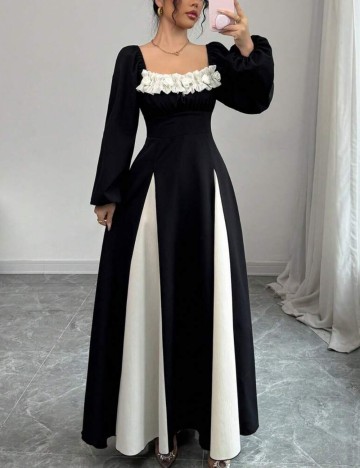 Rochie maxi Shein, mix culori