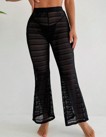 Pantaloni de plajă Shein, negru