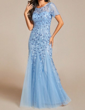 Rochie de ocazie Shein, albastru