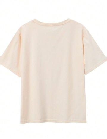 Tricou Shein, bej