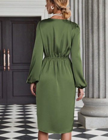 Rochie midi Shein, verde