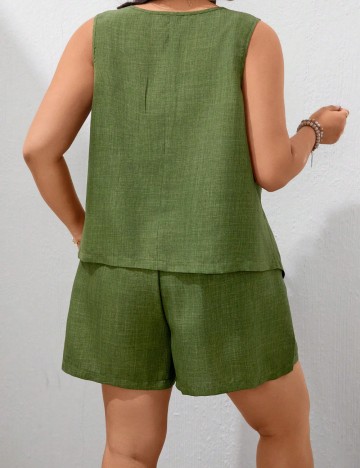Compleu Shein Curve+, verde