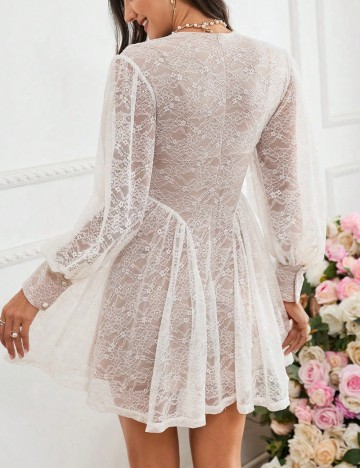 Rochie mini Shein, alb