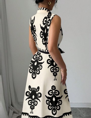 Rochie midi Shein, crem