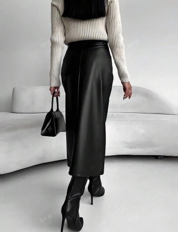Fustă midi Shein, negru