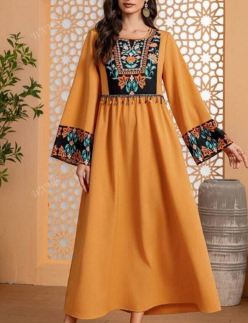 Rochie midi Shein, galben