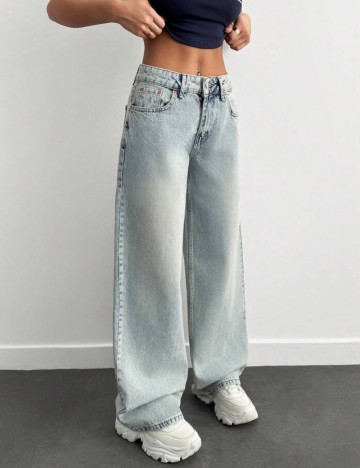 Jeans Shein, albastru