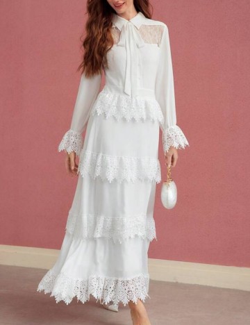 Rochie maxi Shein, alb