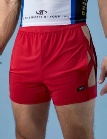 Pantaloni scurți Shein, roșu