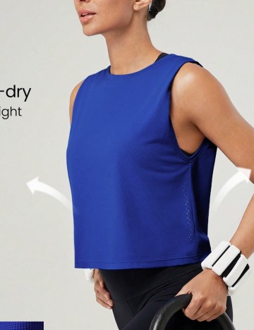 Top sport Shein, albastru