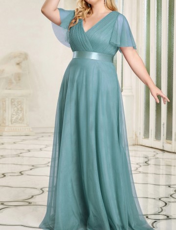 Rochie de ocazie Ever pretty by Shein, turcoaz