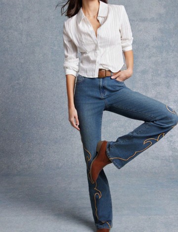 Jeans Shein, albastru