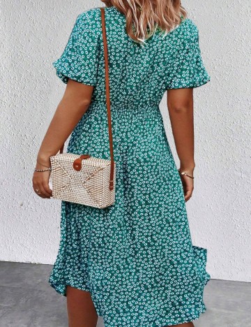 Rochie midi Shein Curve+, verde