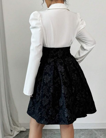 Rochie midi Shein, mix culori
