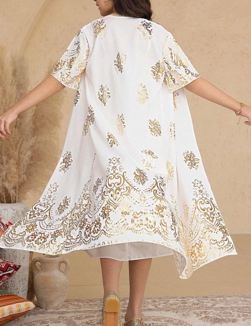 Set Rochie și Cardigan Shein, alb