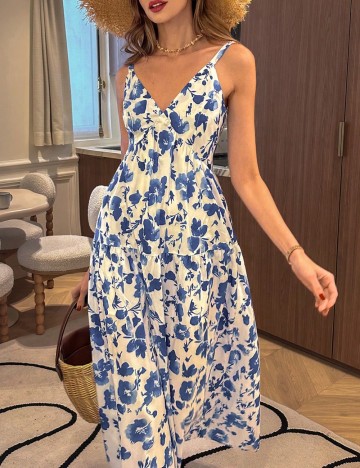 Rochie maxi Shein, mix culori