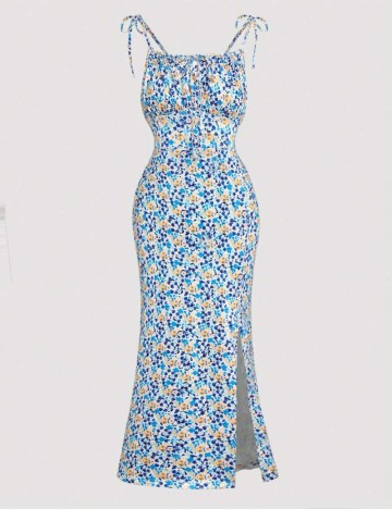 Rochie midi Shein, mix culori