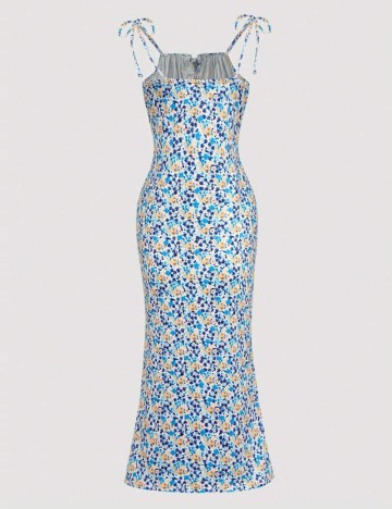 Rochie midi Shein, mix culori