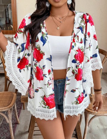 Kimono Shein Curve+, mix culori